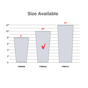 VTB0510 - แจกันทรงกรวย - 10 - Product Image 2