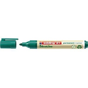 Marcador Permanente Verde Edding 21 EcoLine de 1.5-3 mm - Product Image 1