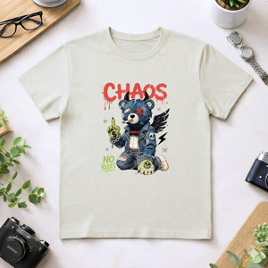 T-shirt Unisex Personalizzata 210GSM 100% Cotone con Stampa Serigrafica Rose (Taglie S M L XL 2XL) - Product Image 1