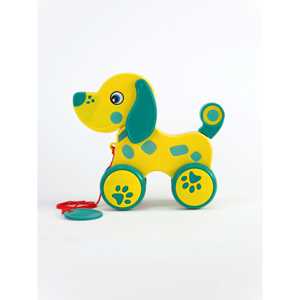 UATOYS My Little Puppy <b>Pull</b>-<b>Along</b> <b>Toy</b> for Toddlers Fun Musical Movement with Wagging Tail & Bobbing Head Plastic Material Set - Product Image 1
