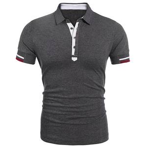 T-shirt de Golf avec Logo brodé, Polo côtelé de haute qualité pour homme avec votre Logo - Product Image 1