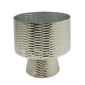 Decoración de mesa para decoración de suelo y pared, florero de diseñador de Metal Chapado en plata, florero para sala de estar - Product Image 2