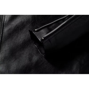 Servicio OEM, Chaqueta de Cuero de Invierno de Alta Calidad de Fábrica de Moda para Exteriores, Chaqueta de Cuero de Invierno para Mujer con Forro Cálido, Nuevo Diseño, Chaquetas de Cuero de Invierno para Hombre - Product Image 6