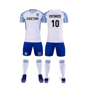 Camisetas de fútbol para hombres sublimadas personalizadas, kits de fútbol juvenil, conjunto completo de fútbol, servicio OEM, ropa deportiva personalizada al por mayor - Product Image 6