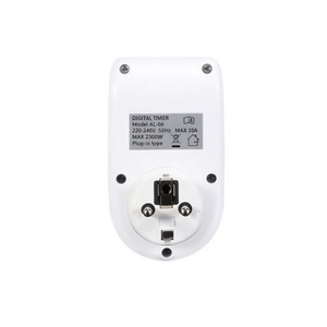 ปลั๊กไฟอัจฉริยะ AL-06 พร้อมตัวตั้งเวลาแบบดิจิตอล 220-240V ปลั๊กแบบยุโรป - Product Image 2