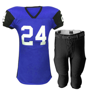 Dernier design de maillot de football américain par sublimation, vêtements d'équipe, ensembles de maillots de football américain, fabriqués en 100 % polyester - Product Image 1