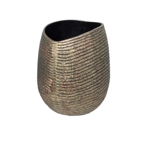 กระถางต้นไม้โลหะเคลือบผงลายนูนสำหรับทำสวนกระถางต้นไม้แขวนโลหะ - Product Image 1