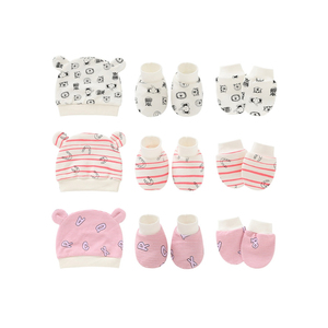 Prix de gros Moufles pour bébé de 0 à 1 ans en tissu multicolore 100% coton pour nouveau-né et tout-petit - Product Image 5
