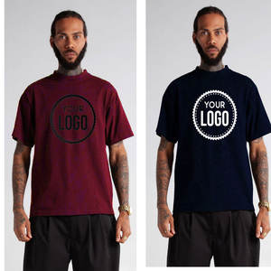 2026 Shaka Wear -heavyweight-<b>cropped</b>-<b>T</b> <b>Shirt</b> for <b>men</b> Custom Brand Tee <b>Shirt</b> Heavyweight Clothes <b>Men</b> Screen Print Boxy tee - Product Image 4