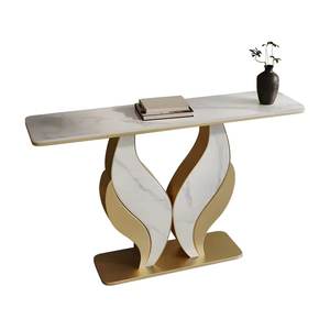 โต๊ะคอนโซลจัดงานแต่งงานโลหะพร้อมกระจกด้านบนโรงงานขายตรงตารางดูใหม่การออกแบบที่ดีที่สุดจัดเลี้ยงอุปกรณ์งานปาร์ตี้ - Product Image 1