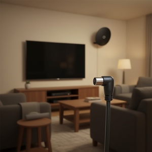 Cavo Antenna TV 90 cm Negro Cable Audio Video PP0619 1,5 m - Product Image 3