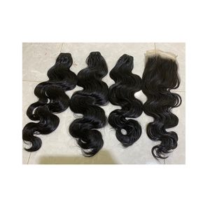 Extensiones de cabello vietnamita virgen Remy 100% de la mejor calidad Super doble dibujado cutícula ondulada alineada 28 pulgadas brasileña al por mayor - Product Image 1