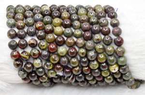 Cuentas Redondas de 8mm de Piedra de Sangre Africana Natural para Meditación y Moda, Precio Directo de Fábrica por Anshul Impex - Product Image 2