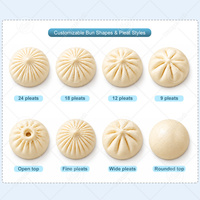 Machine automatique ORME pour le remplissage de pains vapeur, machine à pains vapeur farcis, ligne de production de Baozi