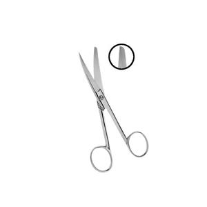 Ciseaux d'opération à usage unique de bonne qualité ciseaux d'instruments chirurgicaux médicaux en acier inoxydable émoussé et tranchant - Product Image 5