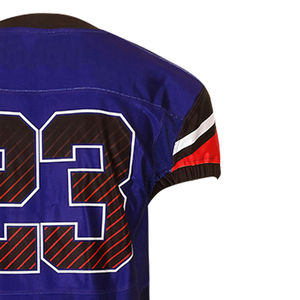 Maillot de football américain personnalisé de qualité supérieure conception de sublimation avancée livraison rapide 100% polyester respirant court valeur OEM - Product Image 5