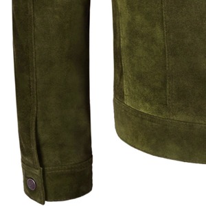 เสื้อเชิ้ตหนังกลับสัมผัสนุ่มสำหรับผู้ชายขนาดผู้ใหญ่มีกระเป๋าด้านหน้าระบายอากาศได้ดีชุดทางการ/ลำลองคุณภาพสูงทุกขนาด - Product Image 6