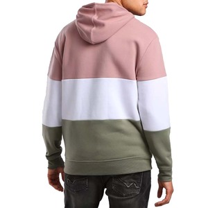 เสื้อมีฮู้ดผ้าคอตตอน100% สำหรับผู้ชายแนวสตรีทผ้าฟลีซปักลายโลโก้ด้วยพลอยเทียมด้านหน้าเป็นเส้นสำหรับฤดูหนาว - Product Image 3