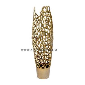 Vases de table de décoration de fleurs de mariage, ensemble de 4 vases en bois de manguier de différentes tailles de couleur marron, vases à fleurs décoratifs pour la maison - Product Image 5