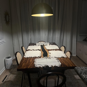 Modern Handmade Linen Guardanapo com babados para uso doméstico guardanapo rullfes de algodão macio para decoração de mesa