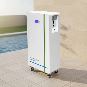 Batería de Almacenamiento de Energía Doméstica con Ruedas LiFePO4 de 51.2V 5kWh, Batería Solar ESS con Pantalla LCD, Control por Botones, CAN RS485 Paralelo - Product Image 1