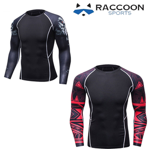 Votre propre Design MMA BJJ, protection contre les éruptions cutanées à Compression à manches longues, superbe qualité, entraînement aux Arts martiaux, protection contre les éruptions cutanées par Sports de raton laveur - Product Image 6