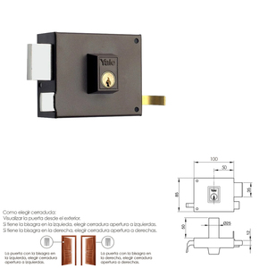 Cerradura Izquierda Yale 125-a/hpr/10/ - Product Image 2