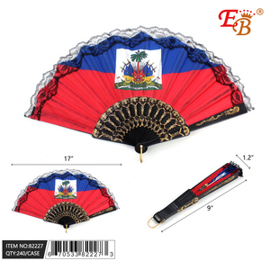 พัดลมมือถือ240ชิ้น20DZ /cs หลากสีเหมาะสำหรับธงกลางแจ้งและของตกแต่ง - Product Image 1