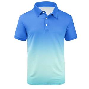 Camisa informal de manga corta de alta calidad para hombre Impresión de algodón Tallas grandes Polos de secado rápido 200g Servicio OEM ODM - Product Image 5