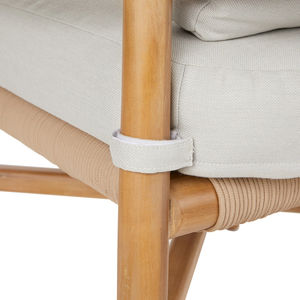 Modern Outdoor Garden <b>Patio</b> <b>Set</b> <b>Wooden</b> Solid and Rope Woven Dining Chair for Hotels - Product Image 5