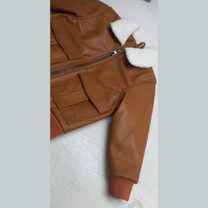 Chaquetas de cuero para hombre de búfalo de piel de vaca genuina totalmente personalizadas hechas en Sialkot Pakistán chaqueta de cuero negro - Product Image 4