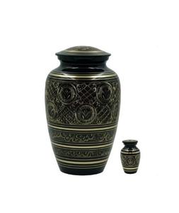 Urnas de Cremación para Adultos de Aluminio Ecológicas, Diseño Art Deco, Tamaño, Forma y Color Personalizables, Decoración Duradera para el Hogar - Product Image 2