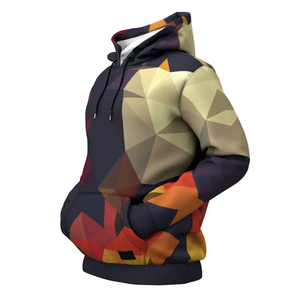 Sweat-shirts pour hommes en coton 100% sublimés, fabriqués en usine, faible MOQ, imperméables, coupe-vent, respirants, séchage rapide, écologiques - Product Image 5