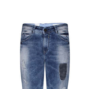 Pantalones Vaqueros Rectos para Hombre, Estilo Urbano, Color Liso, Lavados, Transpirables, Casuales, de Moda para Invierno - Product Image 6