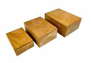 Urne funéraire en bois clair écologique Mémorial élégant pour les cendres humaines ou d'animaux domestiques Urne funéraire de luxe pour adultes - Product Image 5