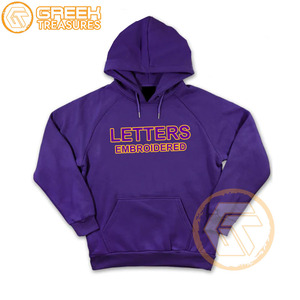 เสื้อมีฮู้ดผ้าฟลีซปักลายสำหรับผู้ชายเสื้อมีฮู้ดสไตล์กรีก PSI - Product Image 4