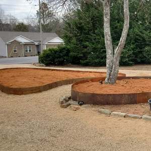 Metal Rusty Lawn <strong>Edging</strong> Corrugated <strong>Garden</strong> Border Edge For Landscape Edge