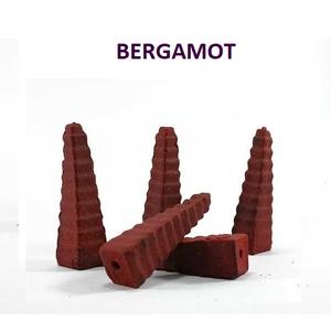 Conos de incienso de bergamota orgánico, reflujo, piramide, de la mejor marca (rojo) - Product Image 1