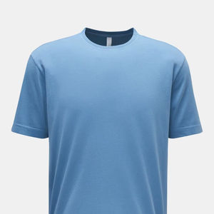 เสื้อยืดผ้าฝ้ายเนื้อหนาสำหรับผู้ชาย ทรงหลวม ระบายอากาศได้ดี และดูหรูหรา - Product Image 1