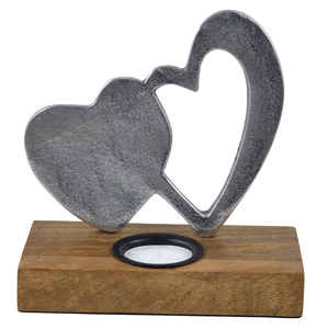 Elegante Decoración Navideña de Mesa en Forma de Corazón de Aluminio, Artesanía de Lujo, Decoración Festiva para el Hogar, Hotel, Árbol de Navidad - Product Image 5