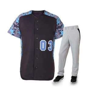 Nouvelle conception multiple personnalisée 100% polyester respirant uniforme de baseball à séchage rapide pour adultes uniforme de baseball de qualité supérieure - Product Image 2