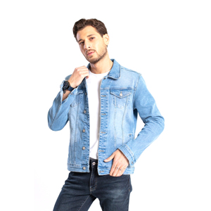 <b>Men's</b> Jean <b>Jacket</b> Street-wear <b>Flight</b> <b>Jacket</b> Denim <b>Jacket</b> <b>Men</b> Brand Casual Fashion <b>Men</b> High Quality Made in Pakistan - Product Image 1