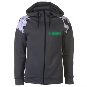 Sweat à capuche zippé personnalisé de haute qualité 100 % coton molletonné/éponge française unisexe, séchage rapide, respirant, ODM/OEM, vente en gros, sweats à capuche grande taille - Product Image 5