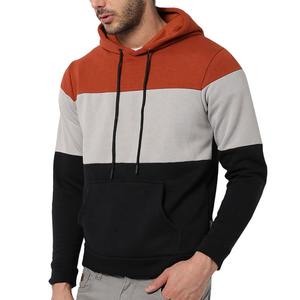 Sweat à capuche pour homme en polyester 100% noir, couleurs personnalisées, poche polyvalente, poignets côtelés, cordon de serrage avec embouts métalliques - Product Image 2