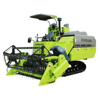 Tracteur à pied, petite moissonneuse-batteuse de maïs, moissonneuse-batteuse de paille de maïs à vendre