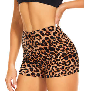 Pantalones cortos de motorista de telas transpirables para mujer, pantalones cortos de compresión de cintura alta personalizados para entrenamiento para mujer - Product Image 3