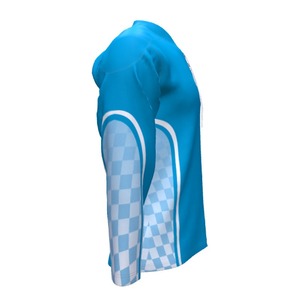 Venta al por mayor logotipo personalizado sublimación impresa ropa de hockey 100% poliéster secado rápido transpirable jóvenes adultos camiseta de hockey sobre hielo - Product Image 4