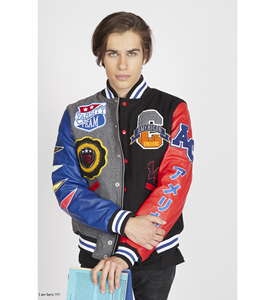 Veste pour homme, veste universitaire, vestes des Bulls, veste de Chicago, veste en cuir basique pour homme, veste de baseball universitaire, veste bomber, vêtements d'extérieur - Product Image 1