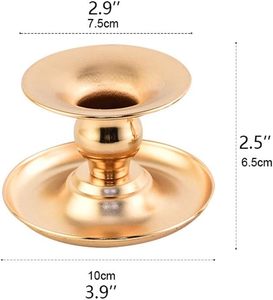 Candelabros de lujo para decoración del hogar, candelabros de oro y cristal, candelabros de boda, candelabro de Metal de HF CRAFTS - Product Image 6