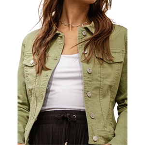 Chaqueta vaquera informal con estilo para mujer, prendas de vestir exteriores cómodas a la moda con diseño clásico, uso diario duradero para el invierno - Product Image 4